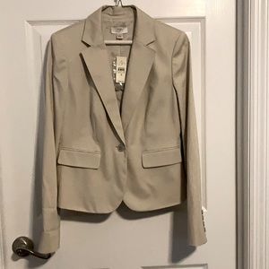 NWT Ann Taylor loft khaki blazer sz4